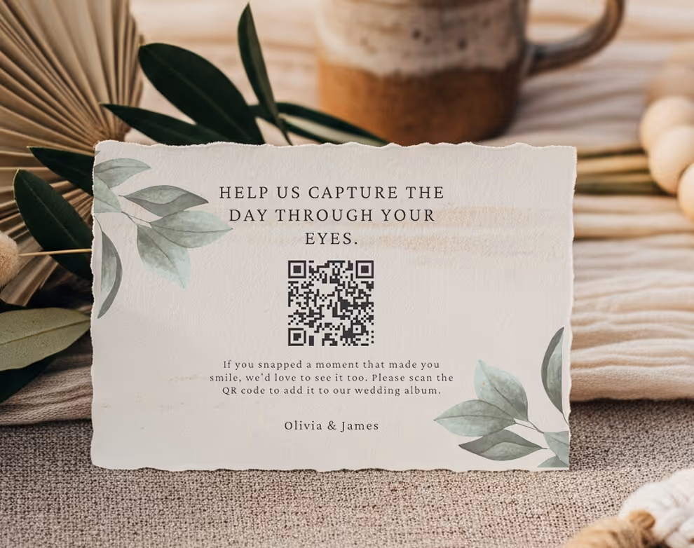 Premium QR card design