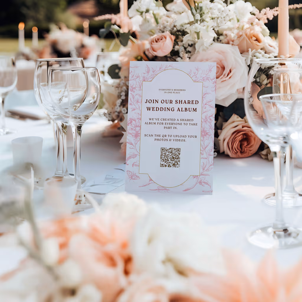 Modern QR card design