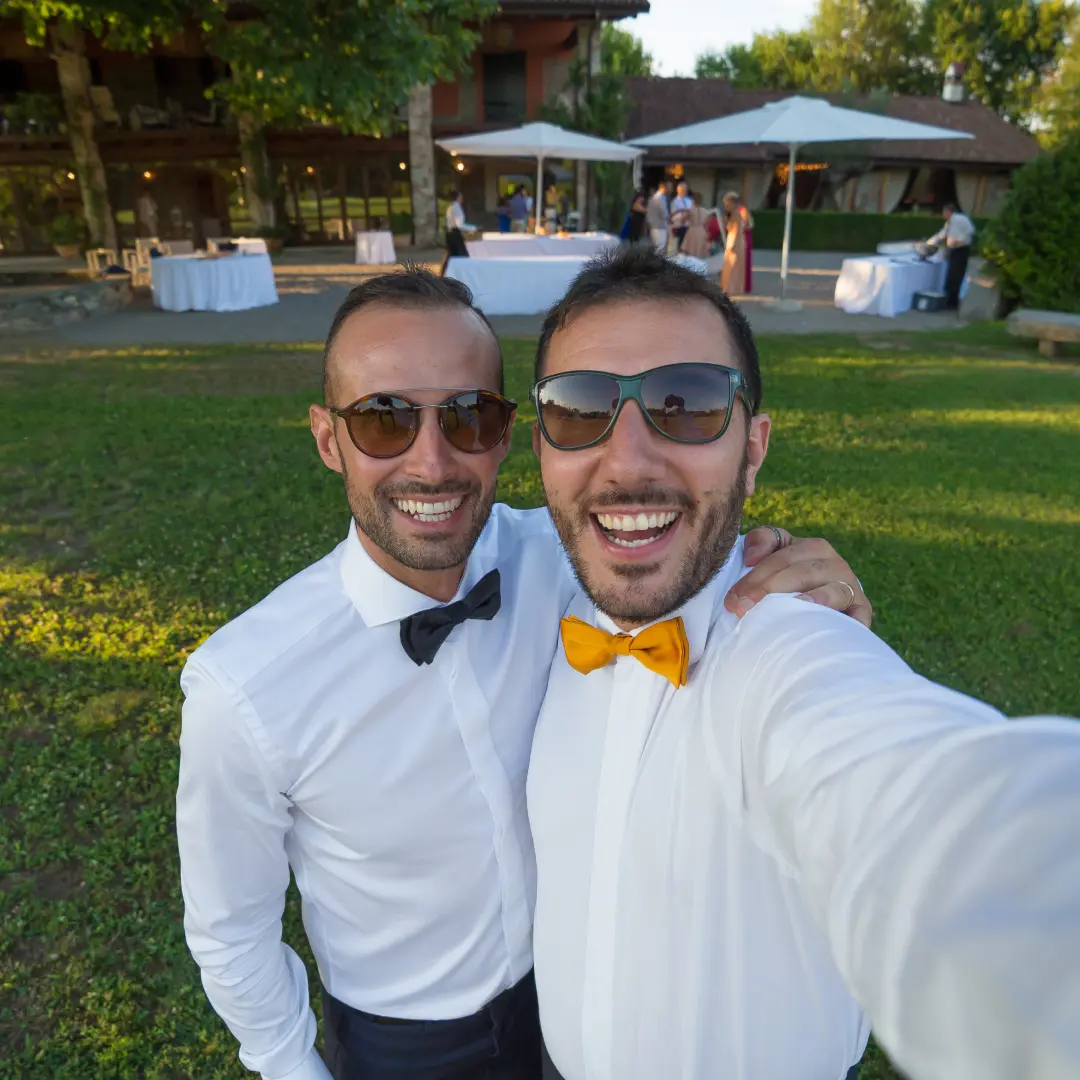 Candid moment captured by guest