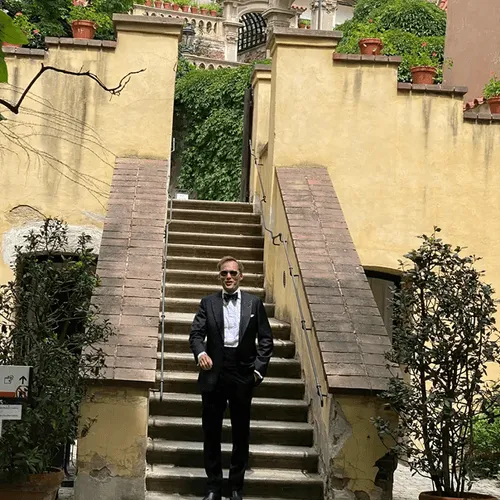 Prospettiva dell'invitato durante il primo ballo degli sposi