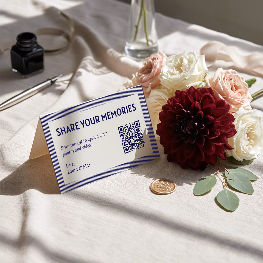 Design classico per cartoncino QR