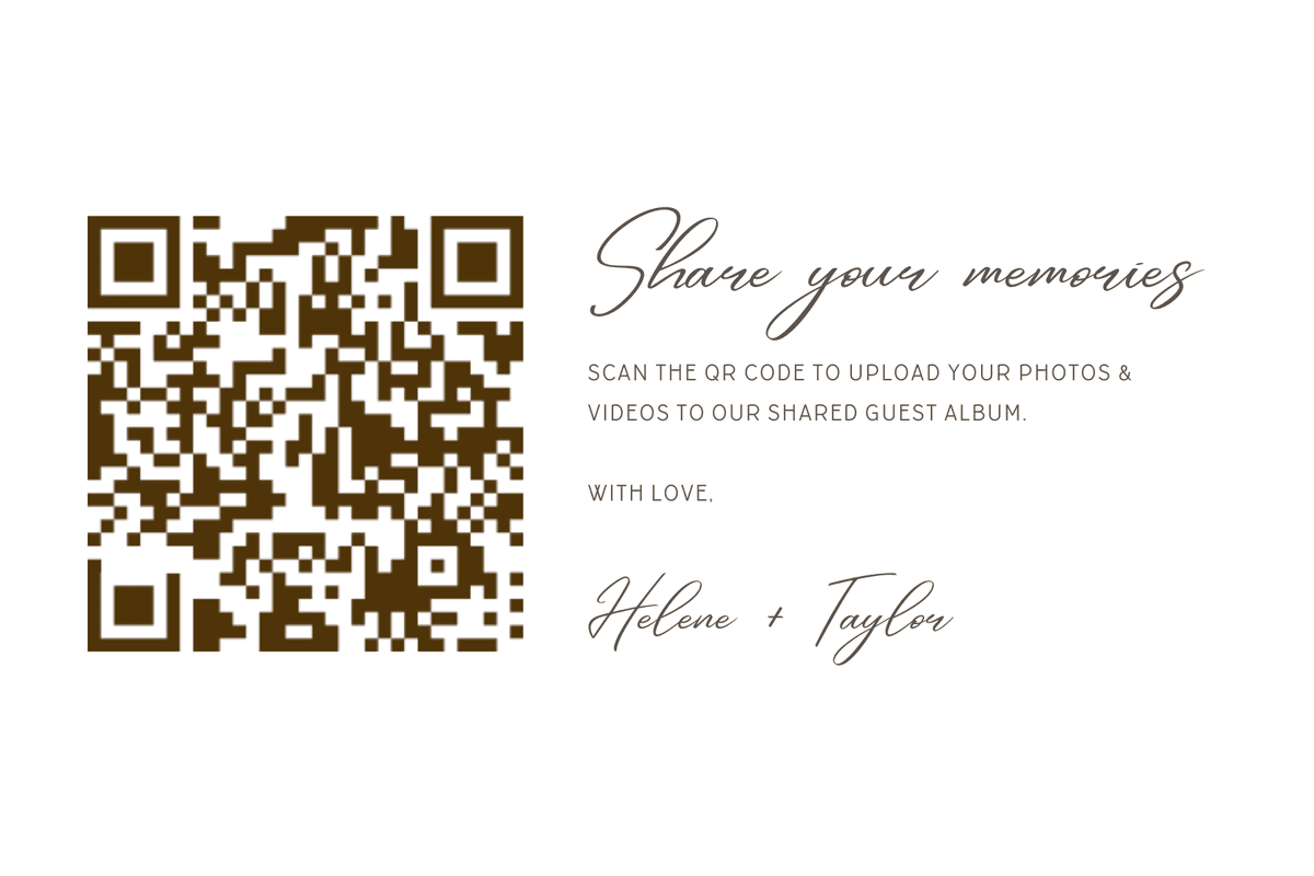 Free R Code Templates Free QR Table Card Templates | Wedding Studio | Wedding Studio