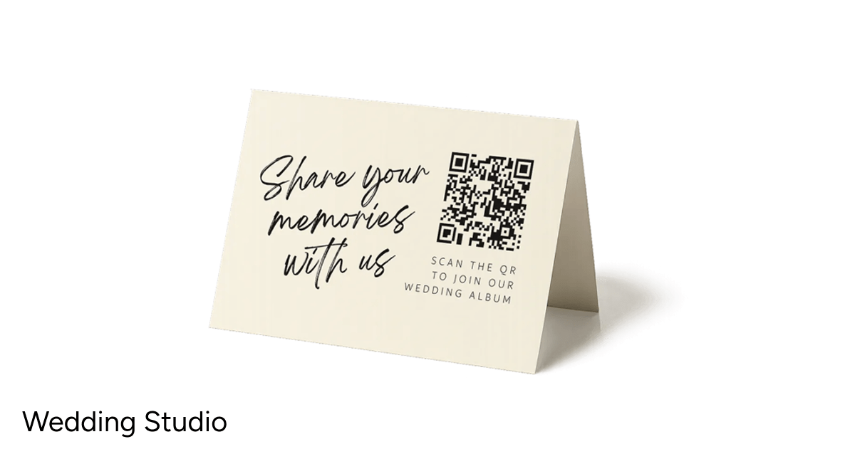 Wedding Studio QR Photo Album